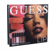 Damage - Guess Lip Red 101 Lip Kit: 3 Lipgloss + 3 Lipsticks + 1 Mirror