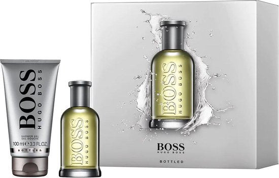 Set - Boss Bottled 50ml EDT Spray + 100ml Shower Gel for Men