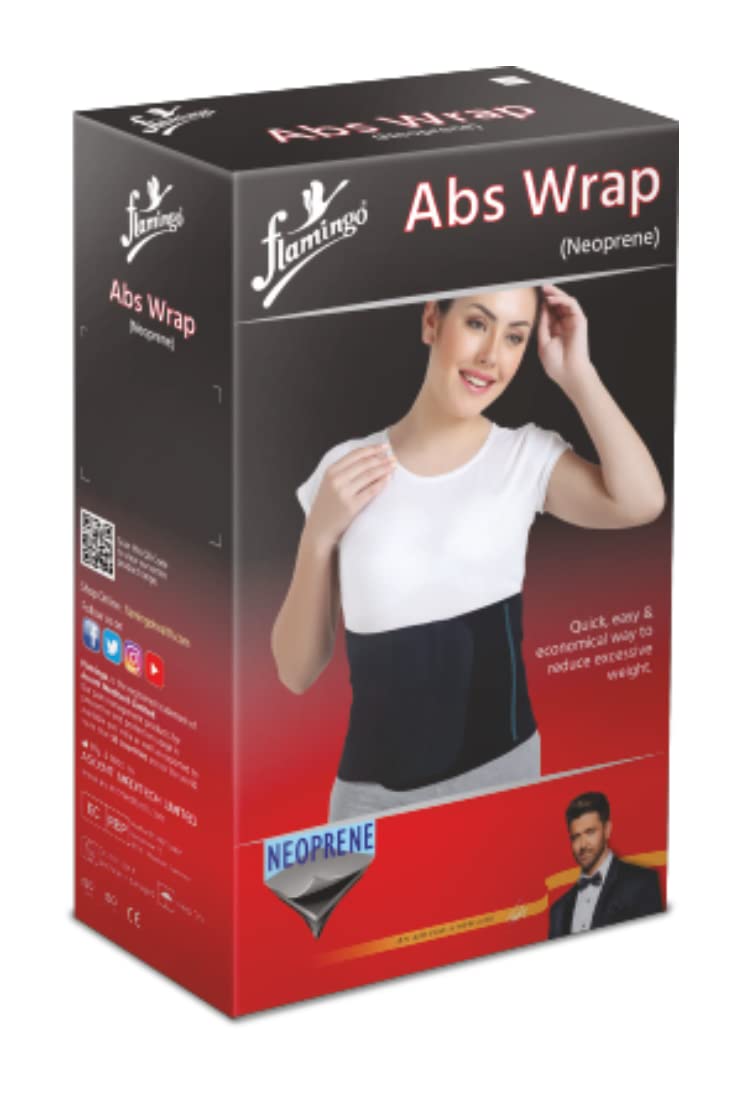 Flamingo ABS Wrap Neoprene support & Compresses The Muscles Of Abdomen Region