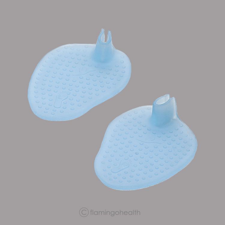 Flamingo Metatarsal Pads, 2 Pairs Ball of Foot Gel Pads Cushions Forefoot