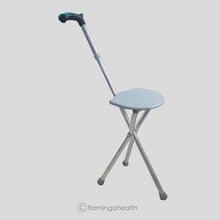 Load image into Gallery viewer, Flamingo Classic Walking Stick with Seat Folding Chair Unisex
