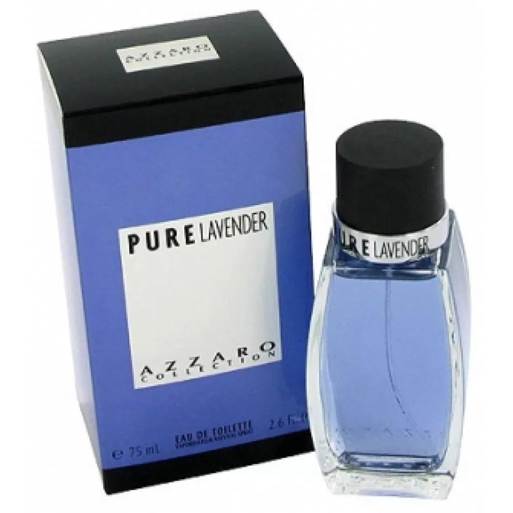 Damage - Set - Azzaro Pure Lavender 75ml EDT Spray + 75ml Shampoo For Men