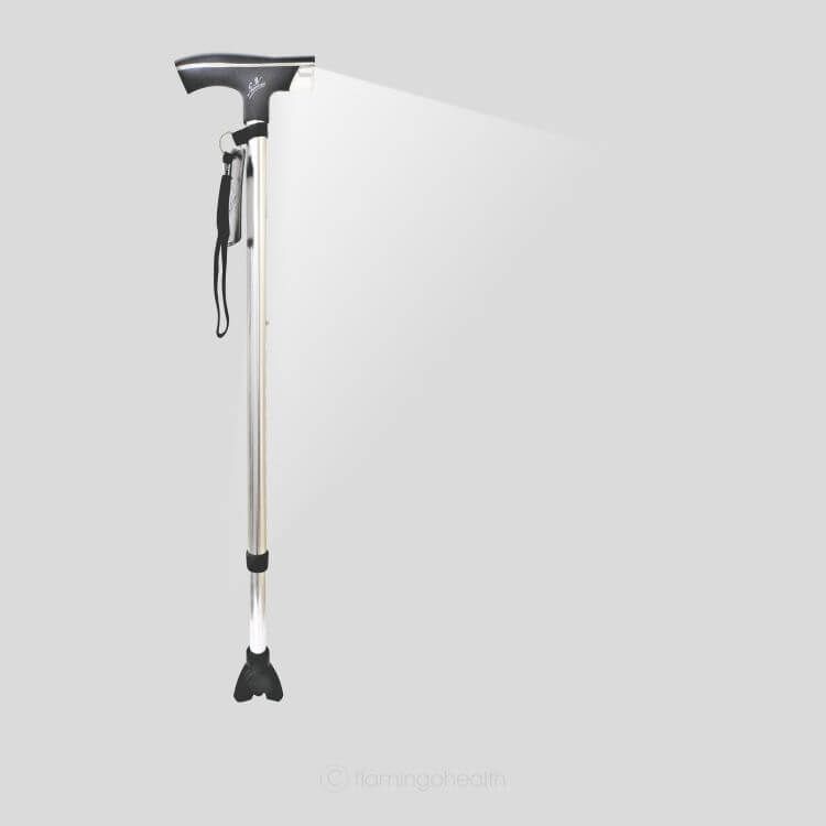 Flamingo Walking Stick 10 Adjustable Heights With FM Radio and More